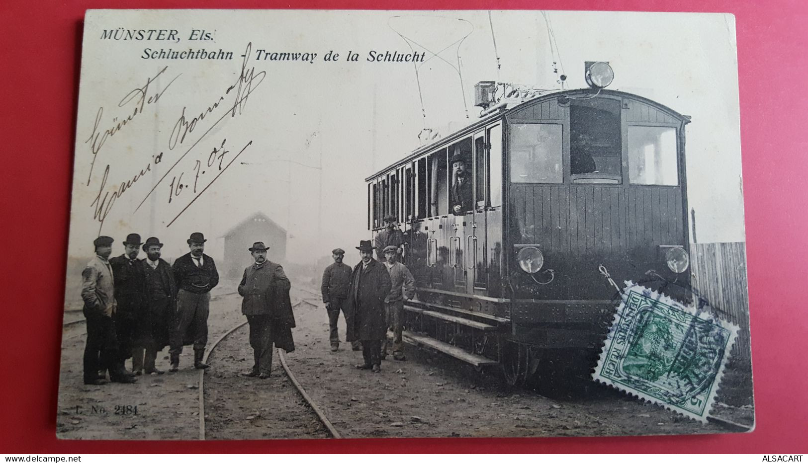 Munster Schluchtbahn , Tramway De La Schlucht , Très Gros Plan , Rare - Munster