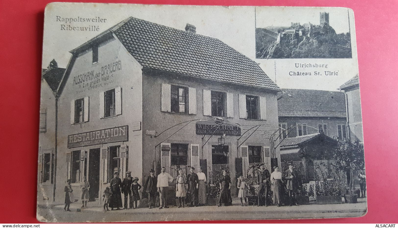 Ribeauvillé, Restaurant Au Cheval Noir , Albert Schmidt - Ribeauvillé