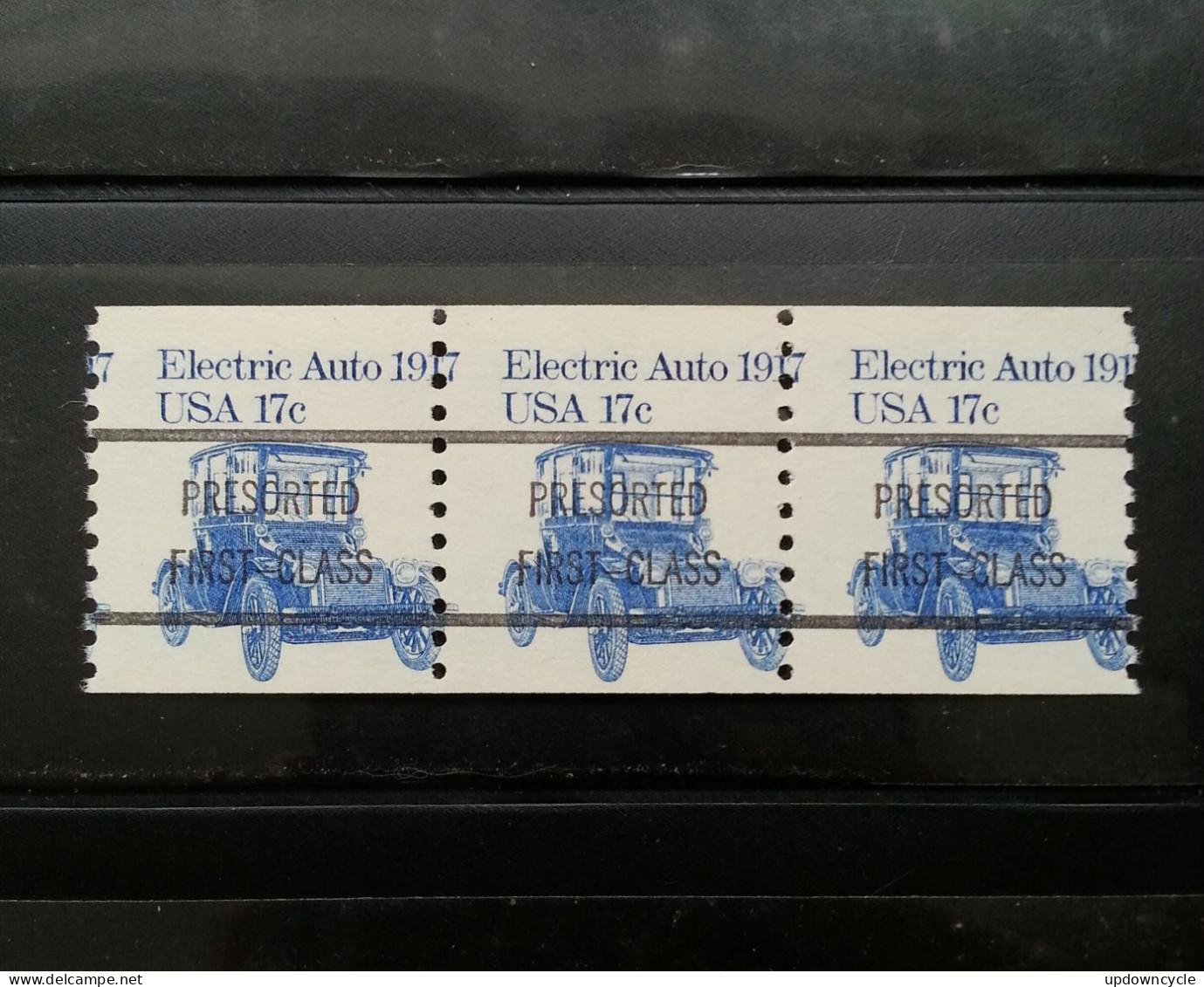 USA 1981 Perf. Error 17c Electric Auto 1917 Coil MNH OG Sc#1906a - Roulettes