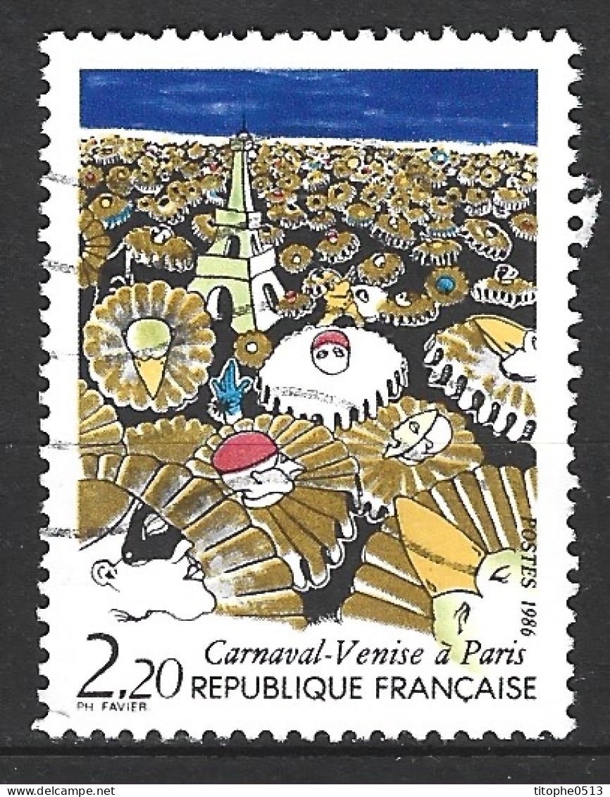 FRANCE. N°2395 Oblitéré De 1986. Carnaval/Tour Eiffel. - Carnaval