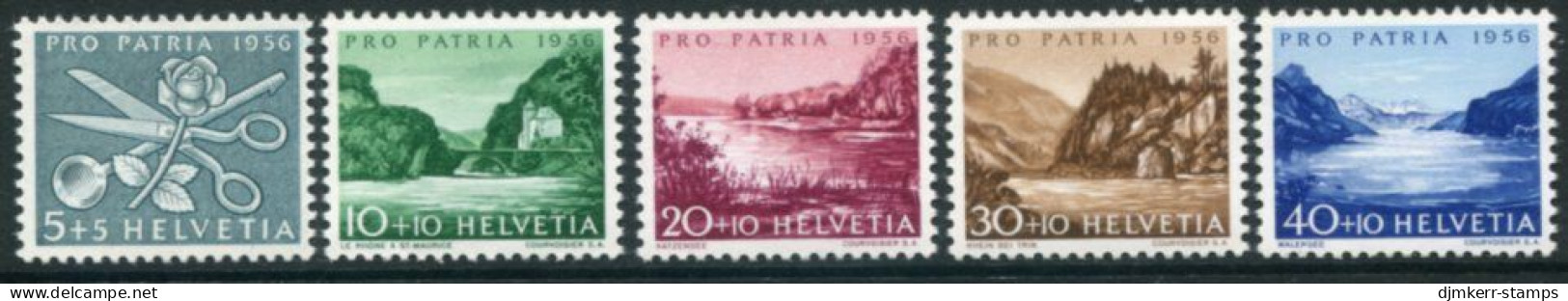 SWITZERLAND 1956 Pro Patria MNH / **. Michel 627-31 - Unused Stamps