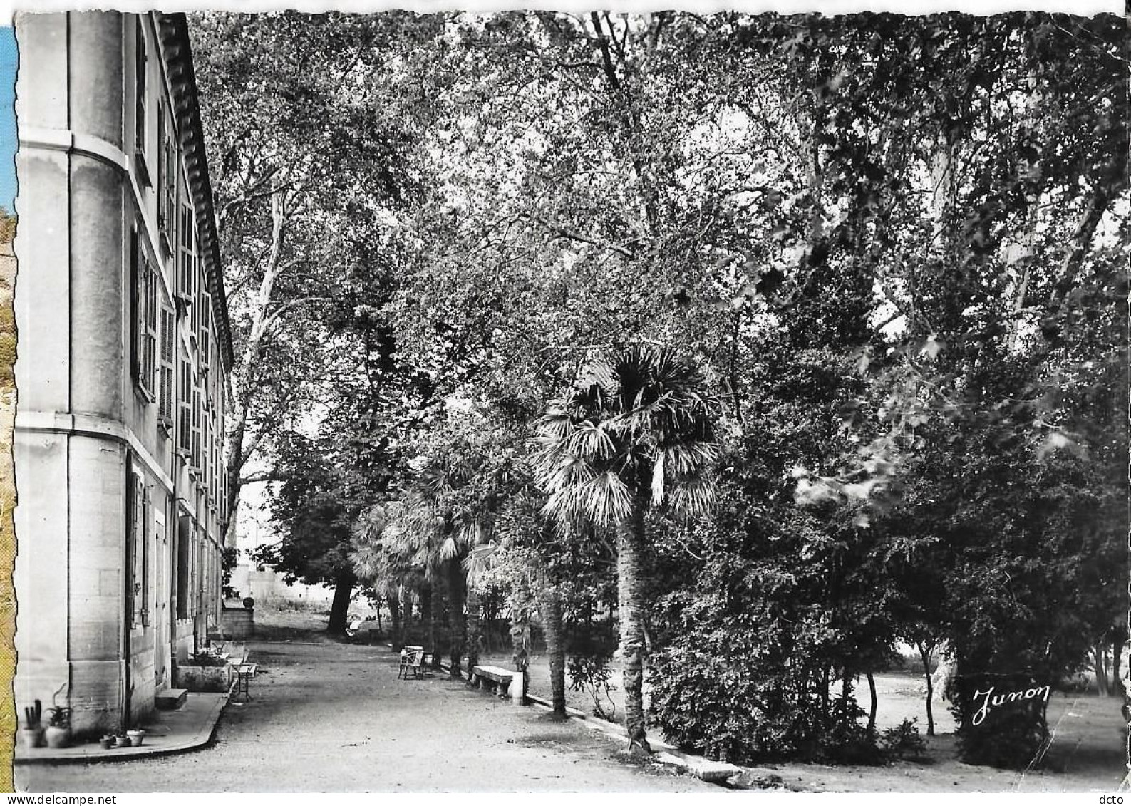 BEAUMES E VENISE (84) Hostellerie Du Château. Parc, Ed. Junon Meyer 483, Cpsm GF, 1954 - Beaumes De Venise