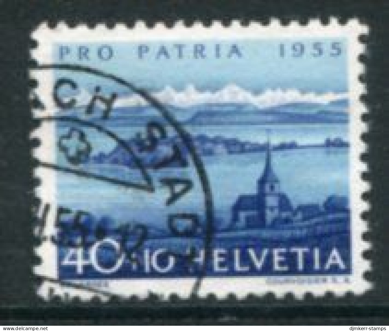 SWITZERLAND 1955 Pro Patria 40 + 10 C. Used. Michel 617 - Used Stamps