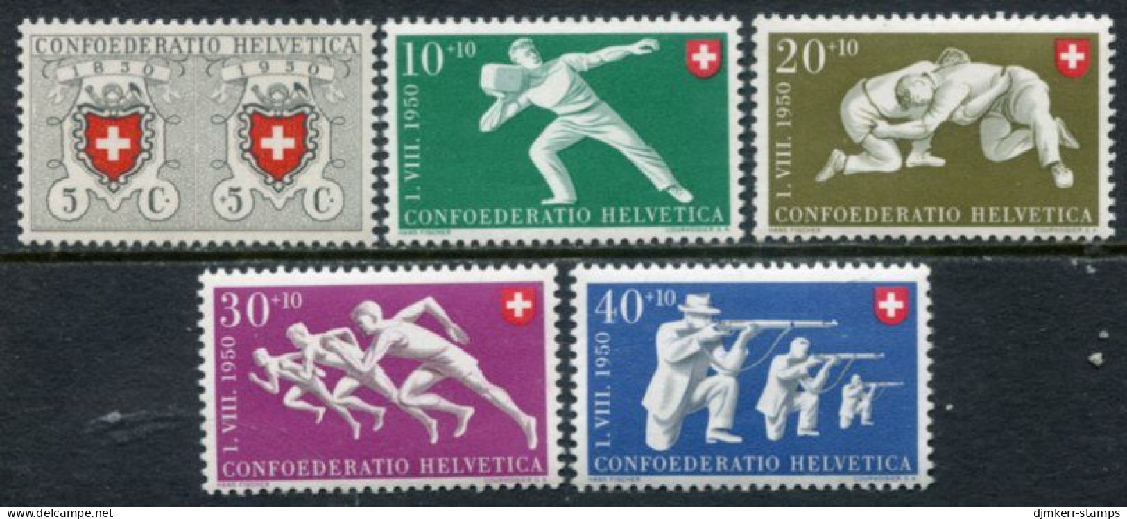 SWITZERLAND 1950 Pro Patria LHM / *.. Michel 545-49 - Ongebruikt