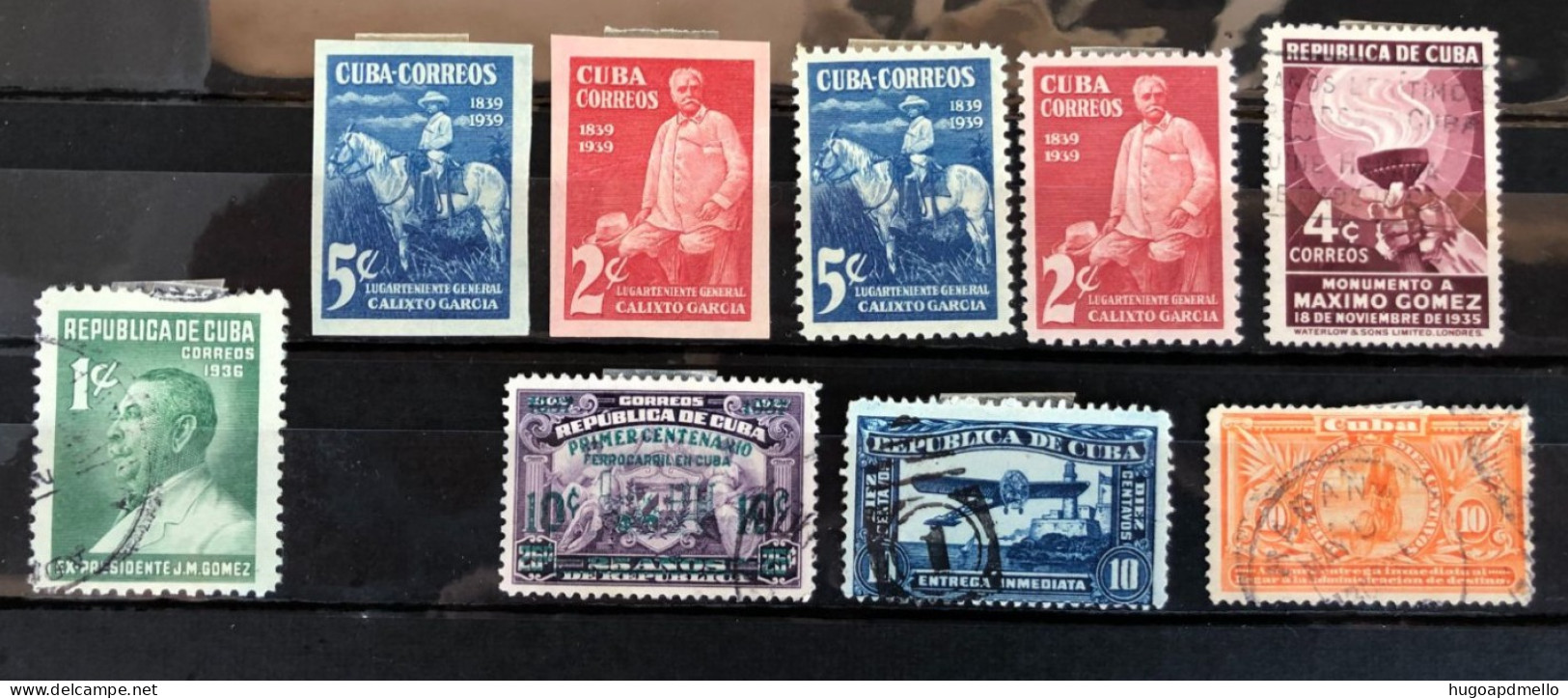 CUBA, Lot Composed Of 9 Old Stamps, MH And Used. - Gebraucht