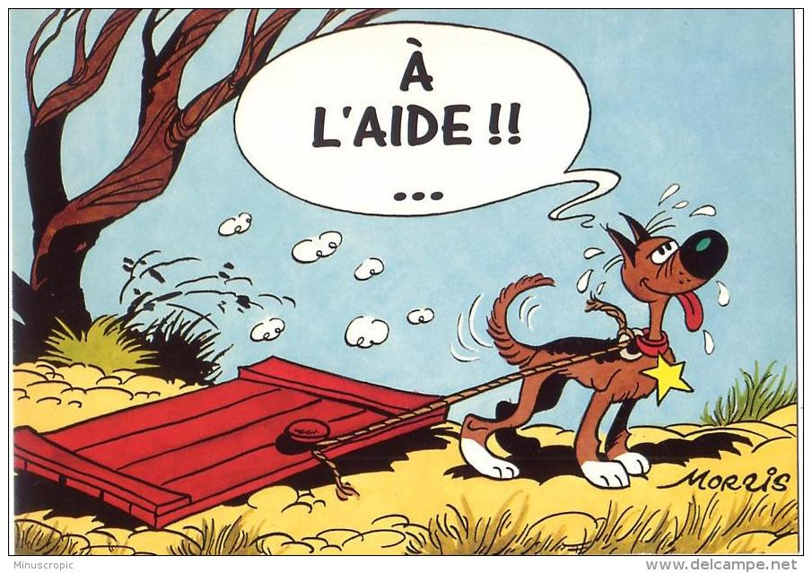 CPM Lucky Luke - N° 19 - A L'aide - Bandes Dessinées