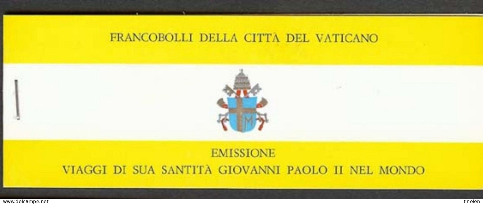 1982 Vaticano - Viaggi, Libretto - Obliterato 8.11.1982 - Markenheftchen