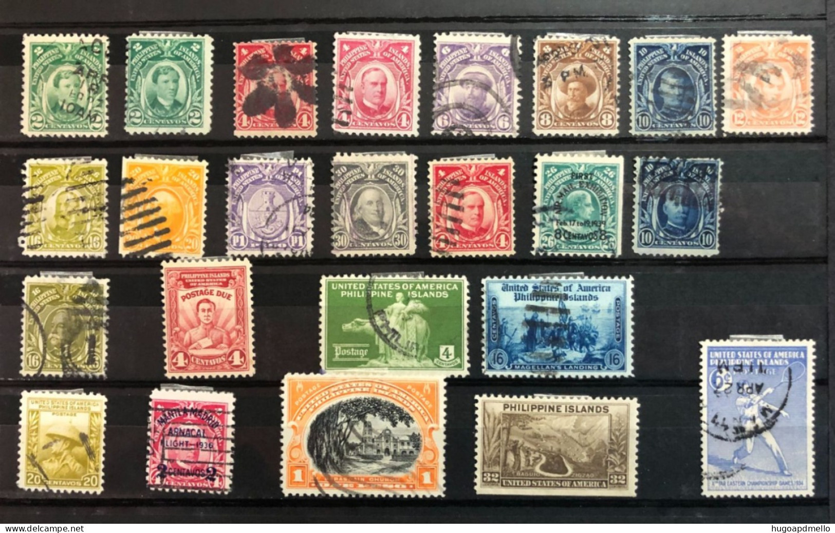 PHILIPPINES Islands (United States Possession), Lot Composed Of 24 Old Stamps. *MH And USED - Philippinen