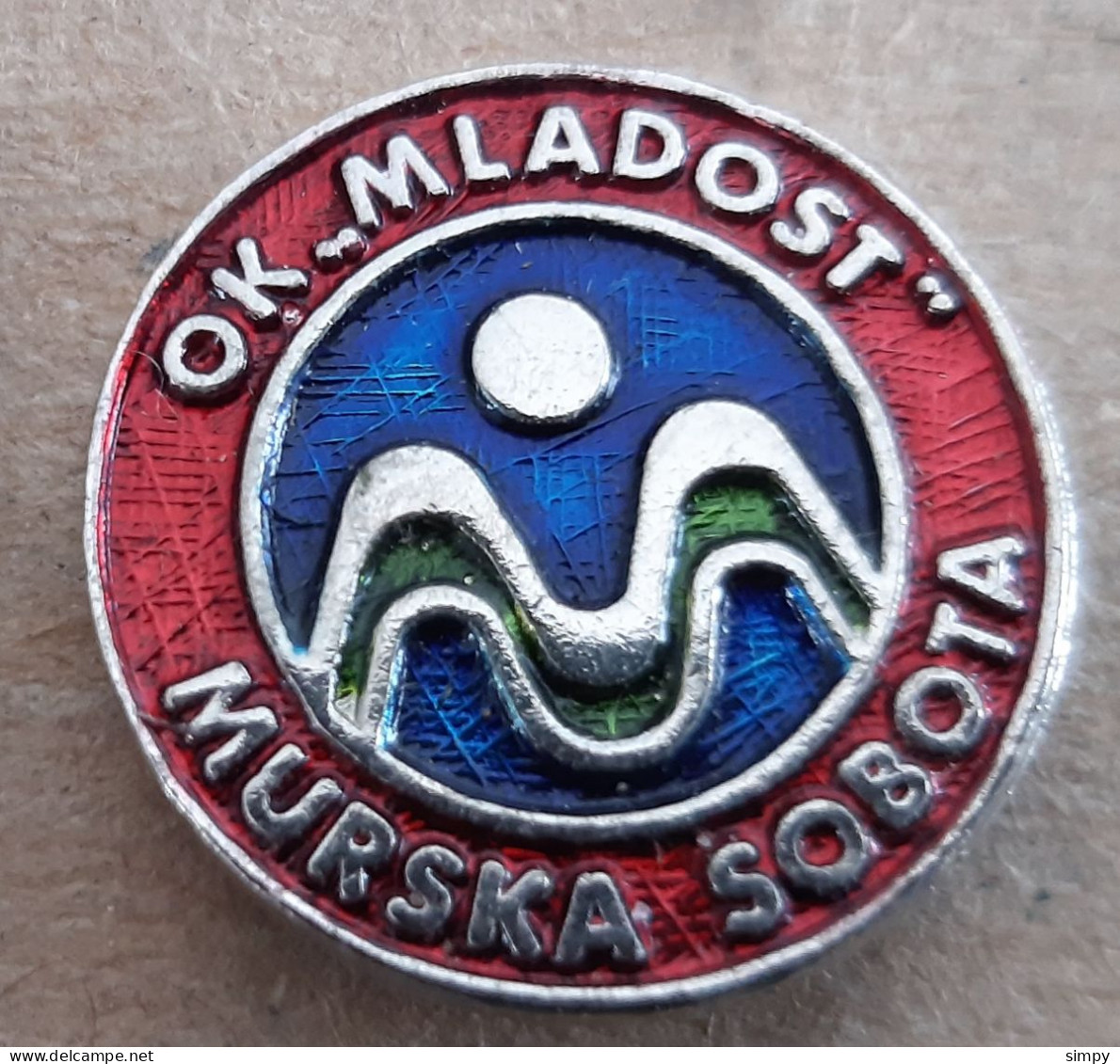 Volleyball Club OK Mladost Musrska Sobota  Slovenia Ex Yugoslavia  Vintage Pin - Volleyball