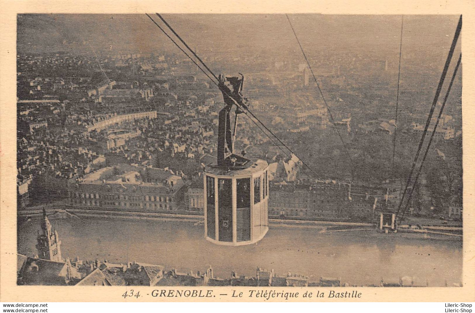 GRENOBLE (38) CPA ±1930 -Le Téléférique De La Bastille Éd. MARF  434- - Grenoble