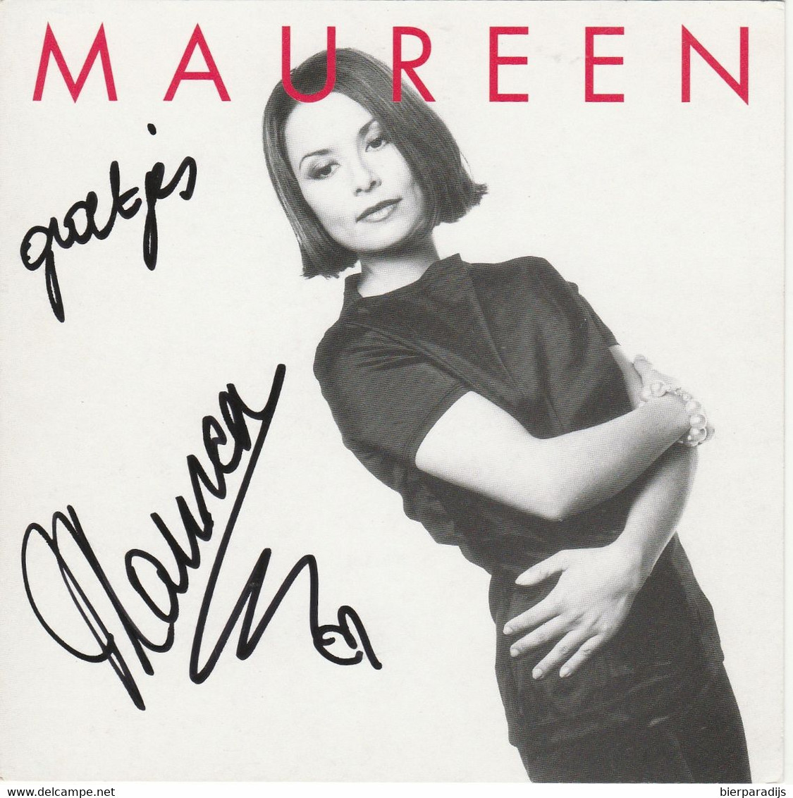 Maureen   125 X125mm - Autographes