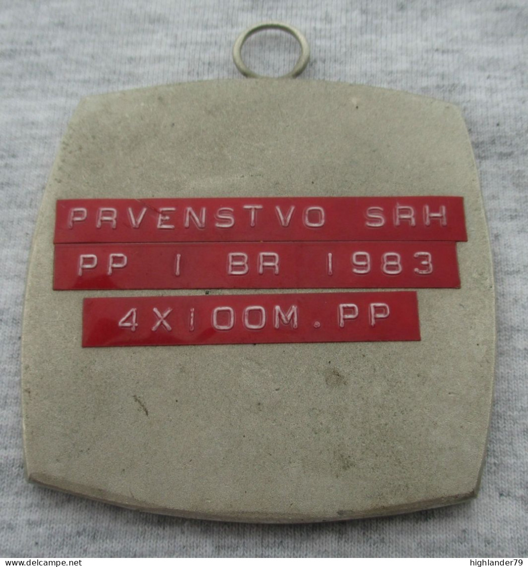 Alliance Of Divers Medal Croatia Yugoslavia Croatia Diving Federation - Plongée