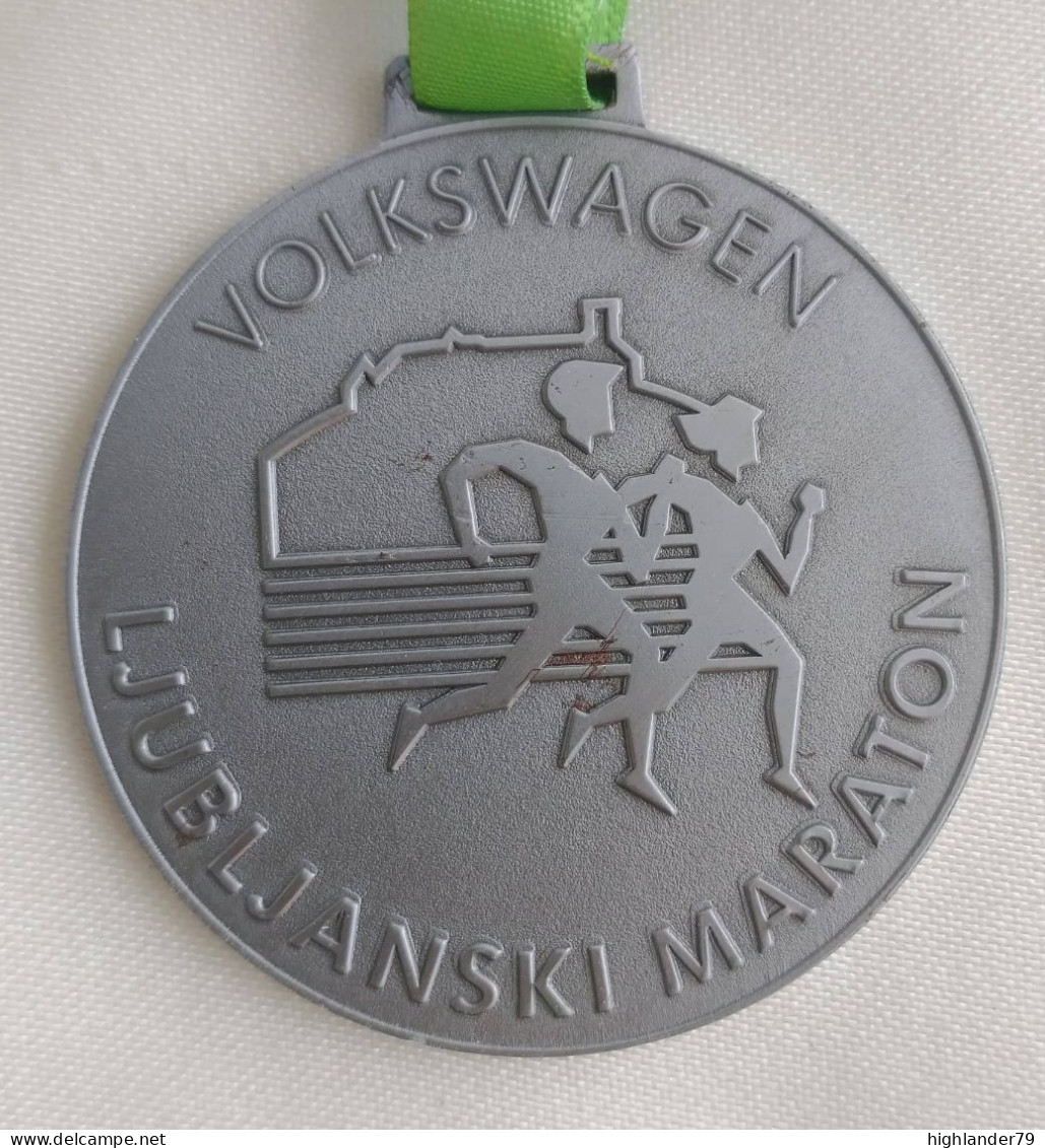 Ljubljana Marathon Volkswagen Medal 2018 Slovenia - Athletics