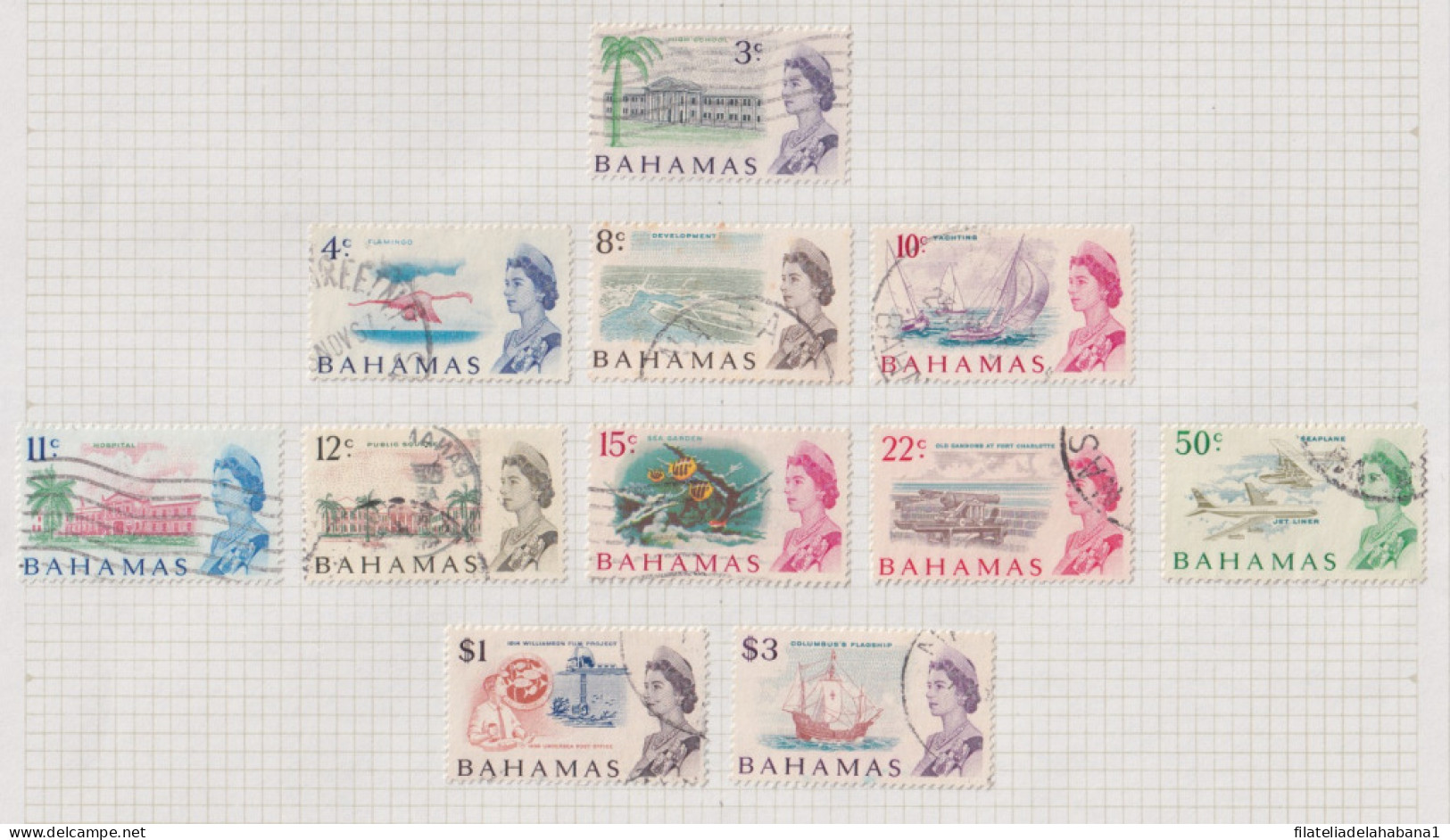 F-EX37677  BAHAMAS CLASSIC STAMPS LOT. - Other & Unclassified