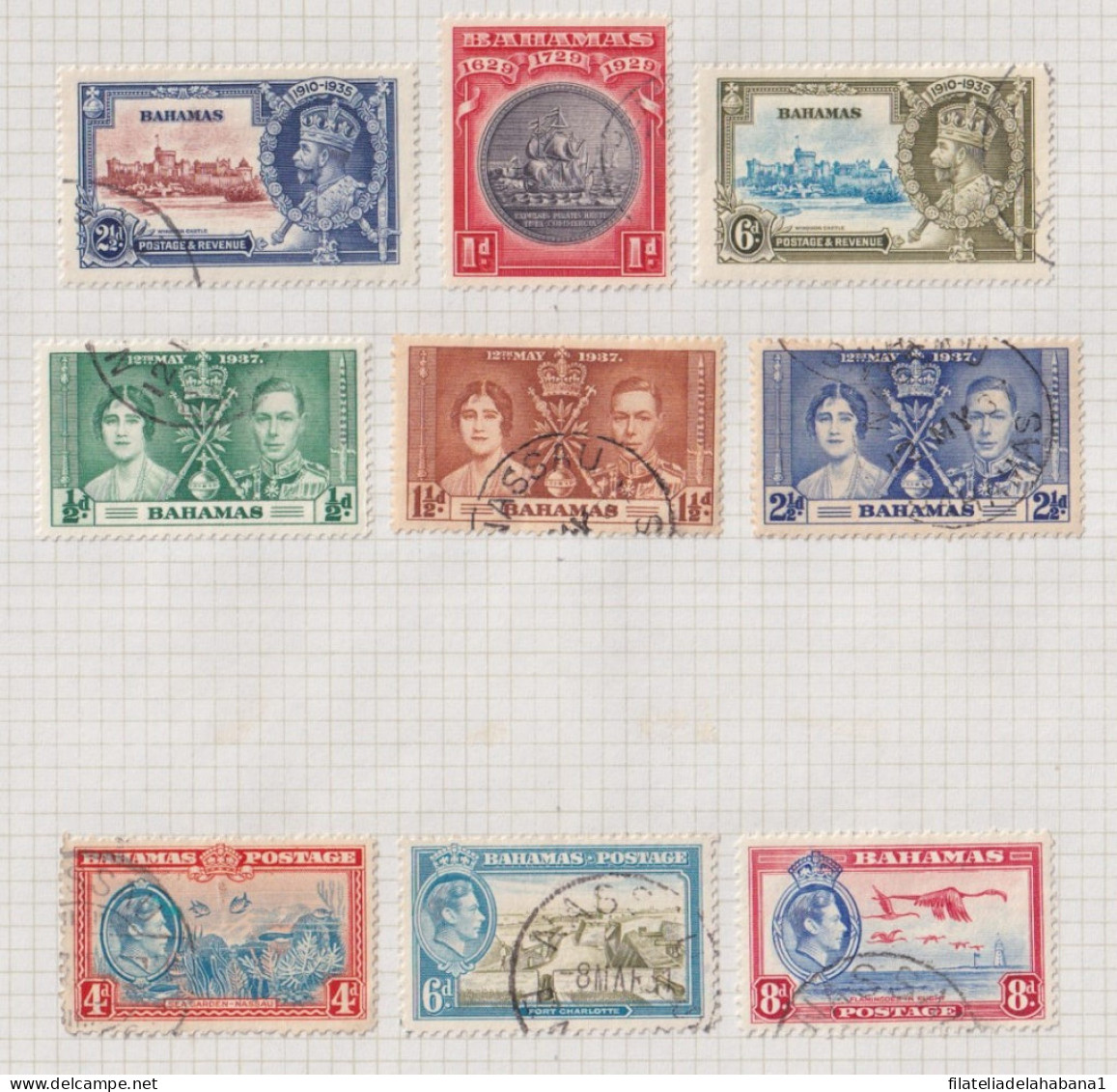 F-EX37677  BAHAMAS CLASSIC STAMPS LOT. - Andere & Zonder Classificatie