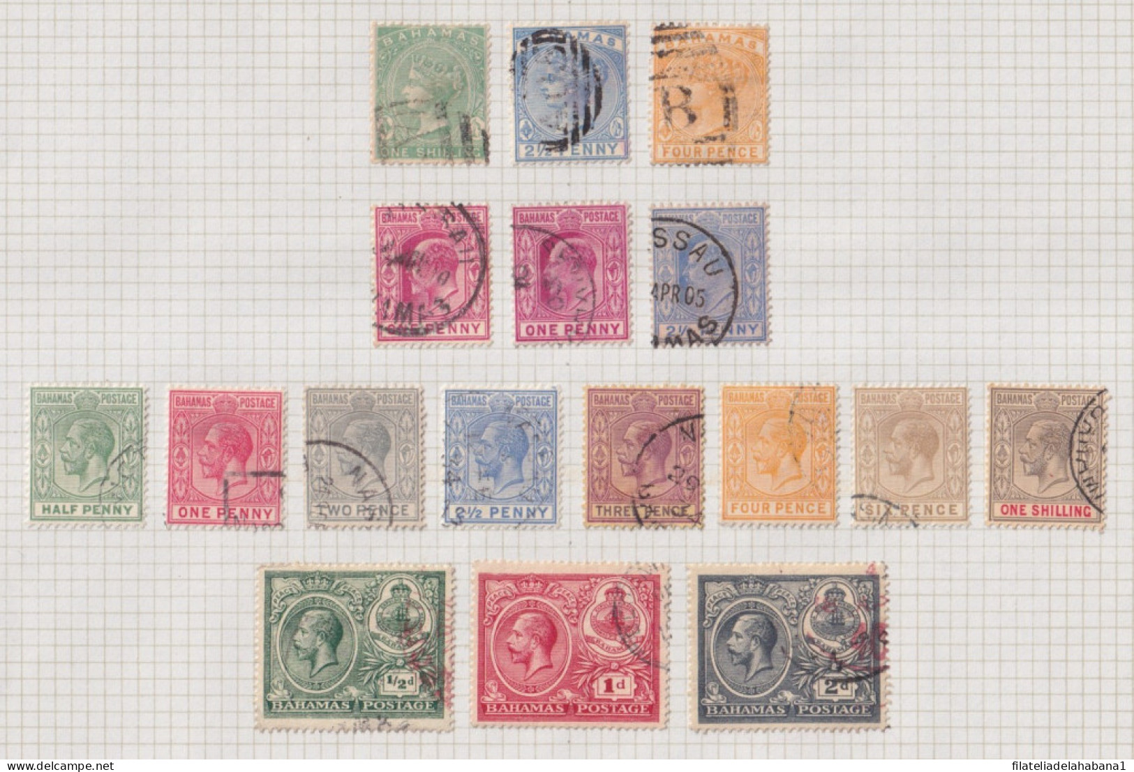 F-EX37677  BAHAMAS CLASSIC STAMPS LOT. - Andere & Zonder Classificatie