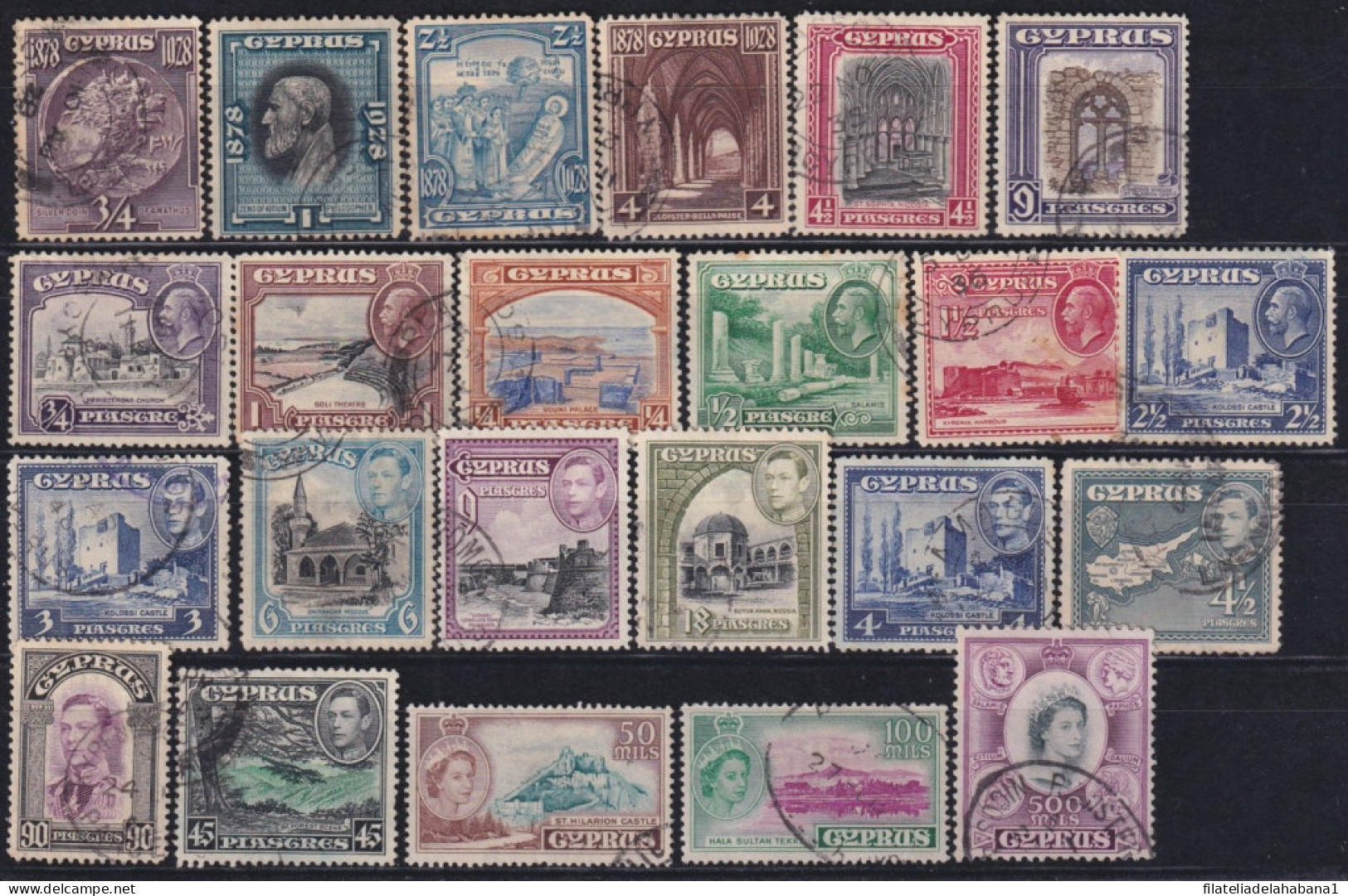 F-EX37689 CYPRUS CHIPRE CLASSIC STAMPS LOT. - Andere & Zonder Classificatie