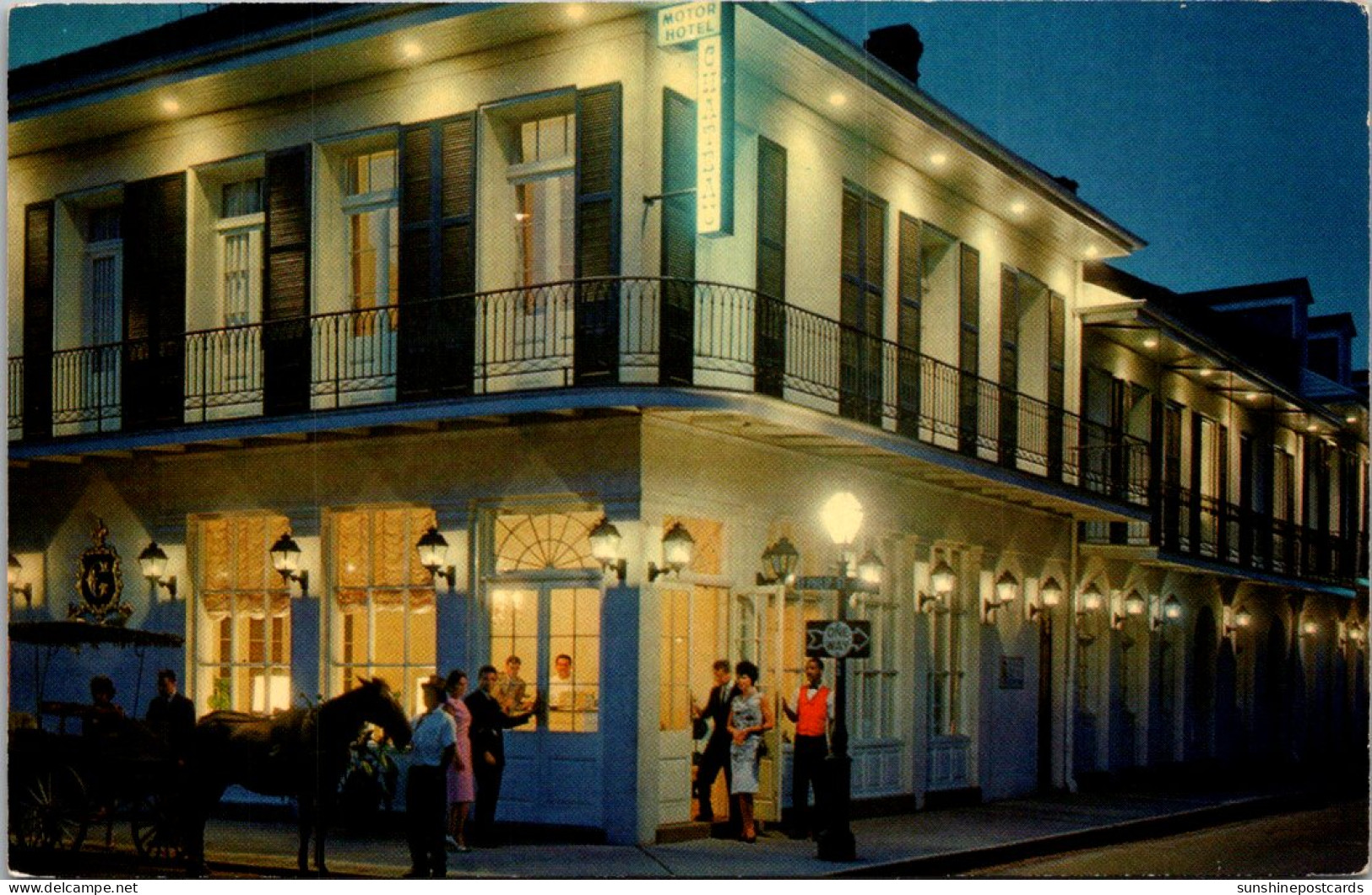 Louisiana New Orleans The Chateau Motor Hotel Chartres Street - New Orleans