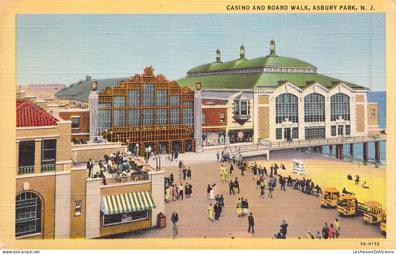 ETATS-UNIS - New Jersey - Casino And Board, Walk, Absury Park - Carte Postale Ancienne - Autres & Non Classés