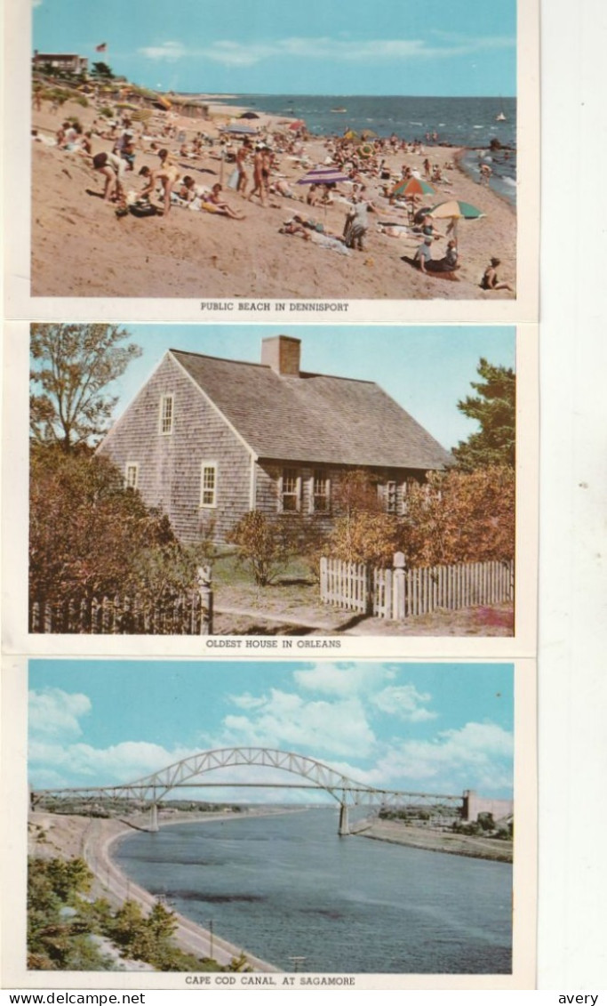 Souvenir Folder Of Cape Cod, Massachusetts  The Pilgrim Land - Cape Cod