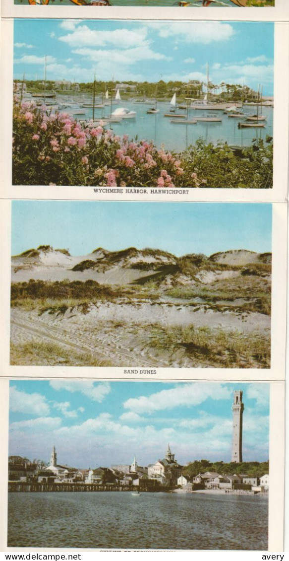 Souvenir Folder Of Cape Cod, Massachusetts  The Pilgrim Land - Cape Cod