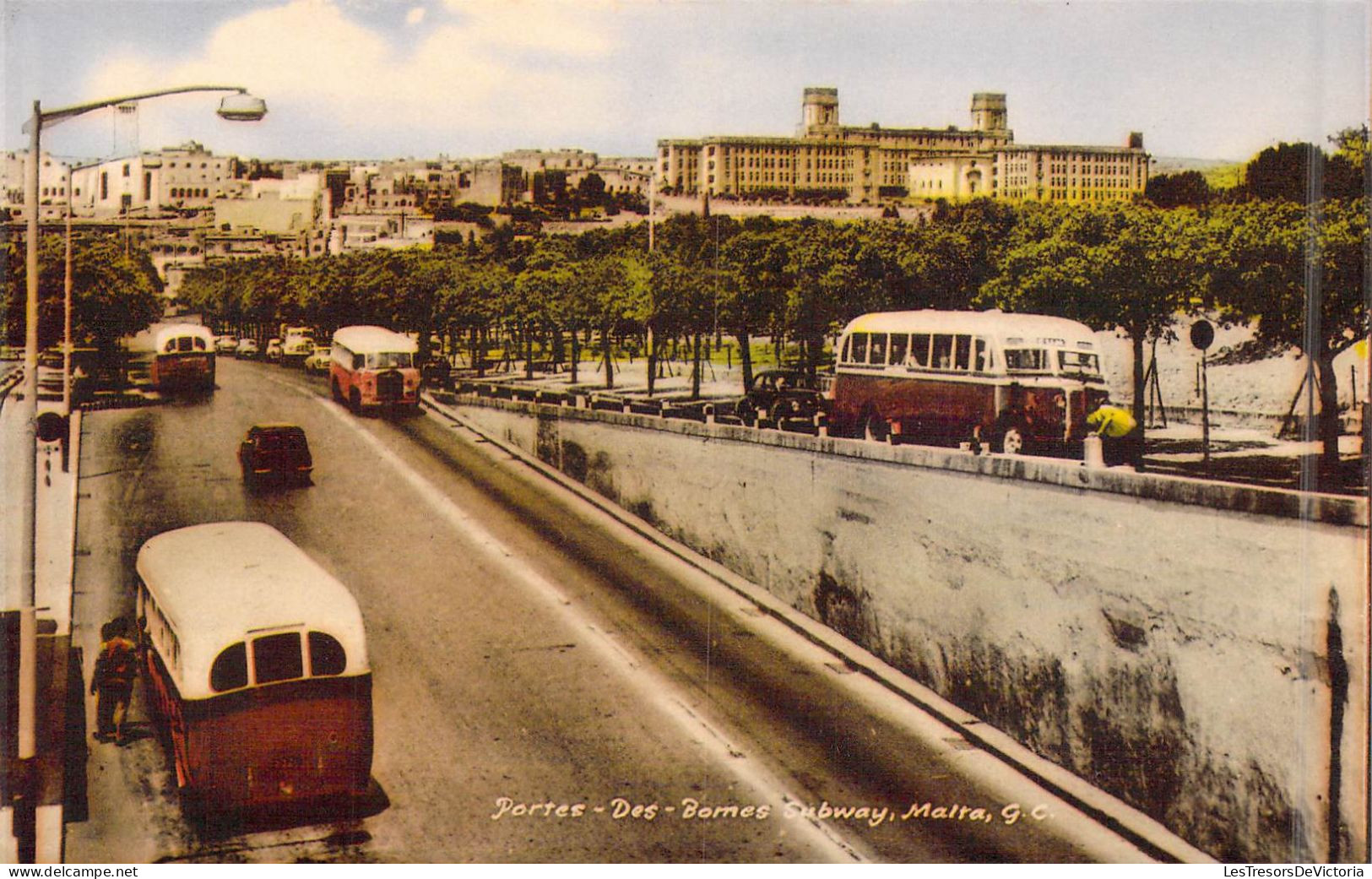 MALTE - Portes Des Bornes Subway - Carte Postale Ancienne - Malta