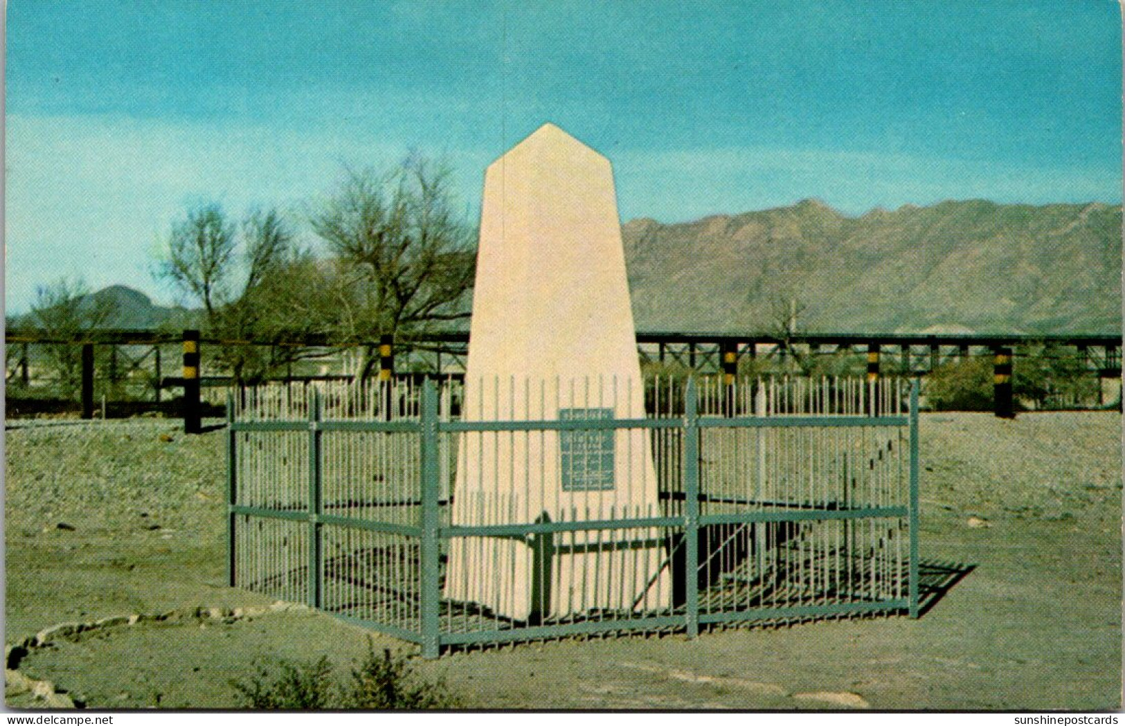 Texas El Paso International Boundary Monument - El Paso