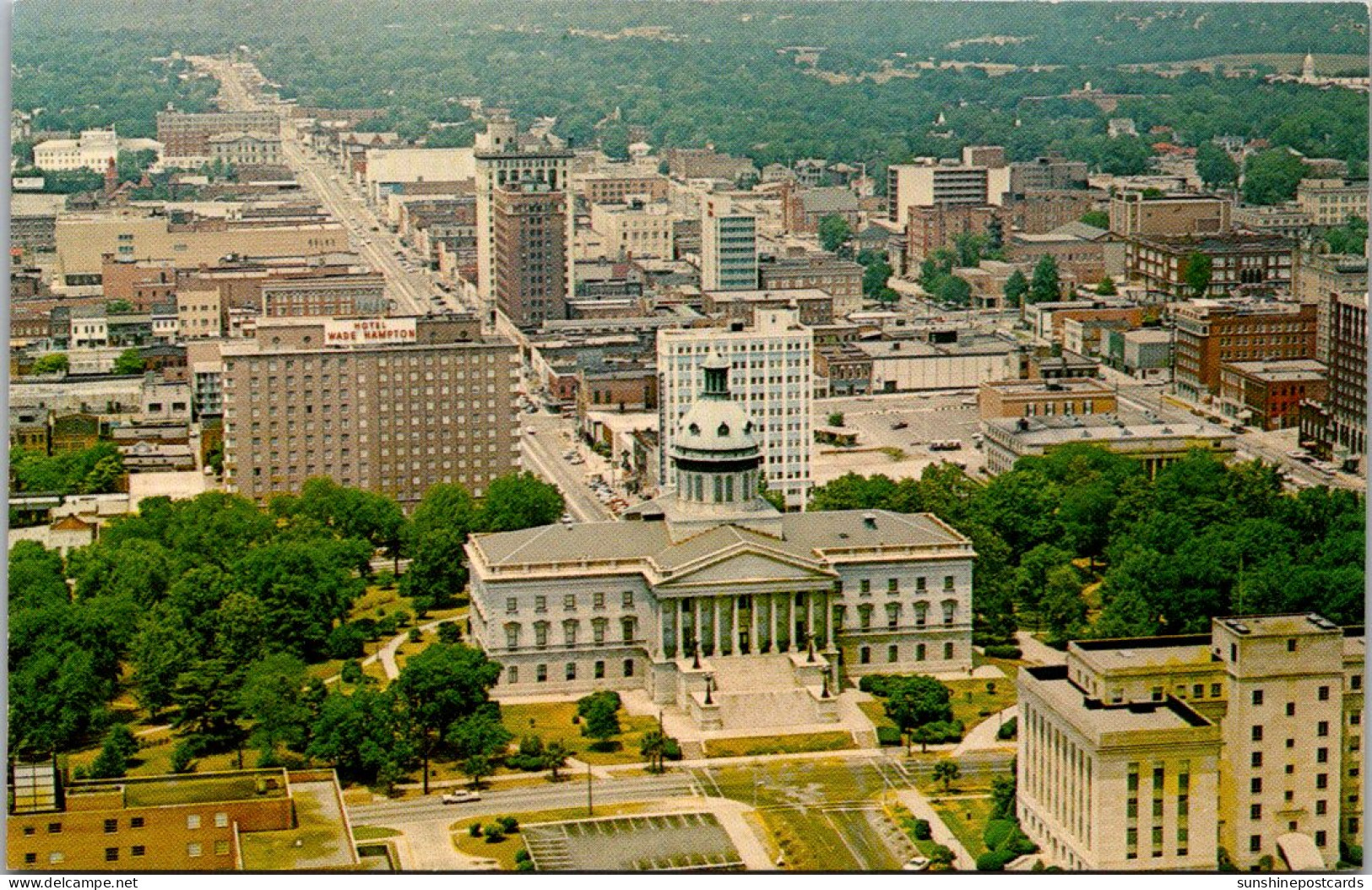 South Caroline Columbia Downtown Aerial View - Columbia