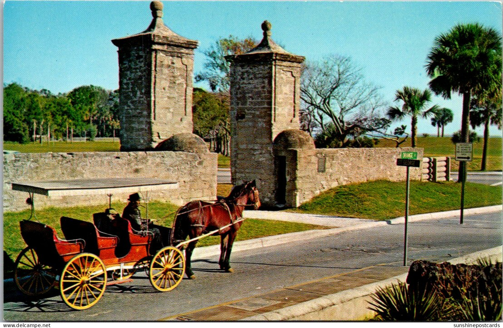 Florida St Augustine The Old City Gate - St Augustine