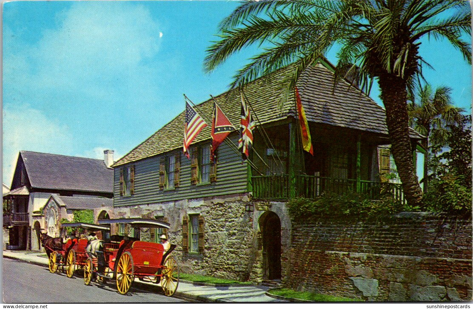 Florida St Augustine The Oldest House 1963 - St Augustine