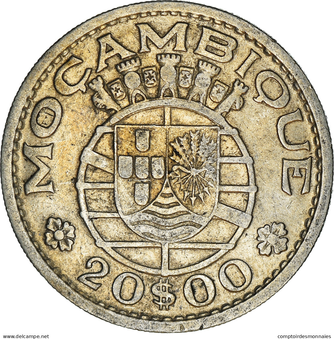Monnaie, Mozambique, 20 Escudos, 1952, TTB, Argent, KM:80 - Mozambique