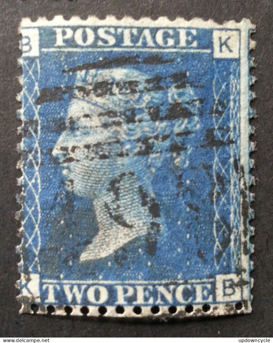 GB 1858-70 Two Penny Blue Plate 9, 13 Used Scott#29 #30