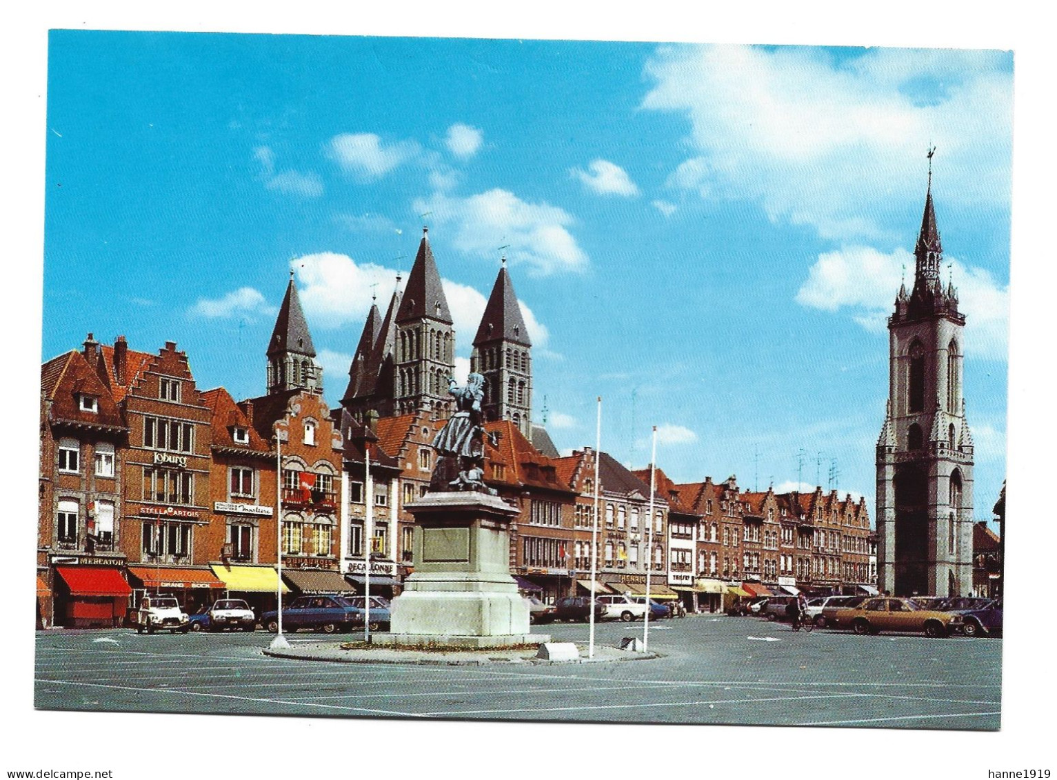 Tournai Grand Place Cathedrale Et Beffroi Doornik Htje H - Doornik