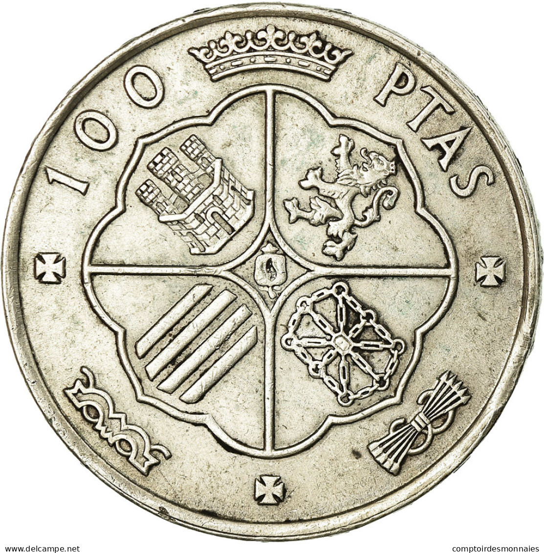 Monnaie, Espagne, Caudillo And Regent, 100 Pesetas, 1966, Madrid, TTB, Argent - 100 Peseta