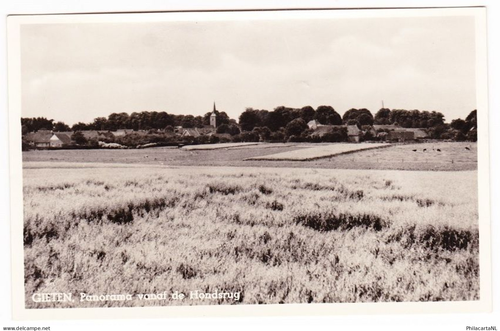 Gieten - Panorama Vanaf De Hondsrug - Gieten