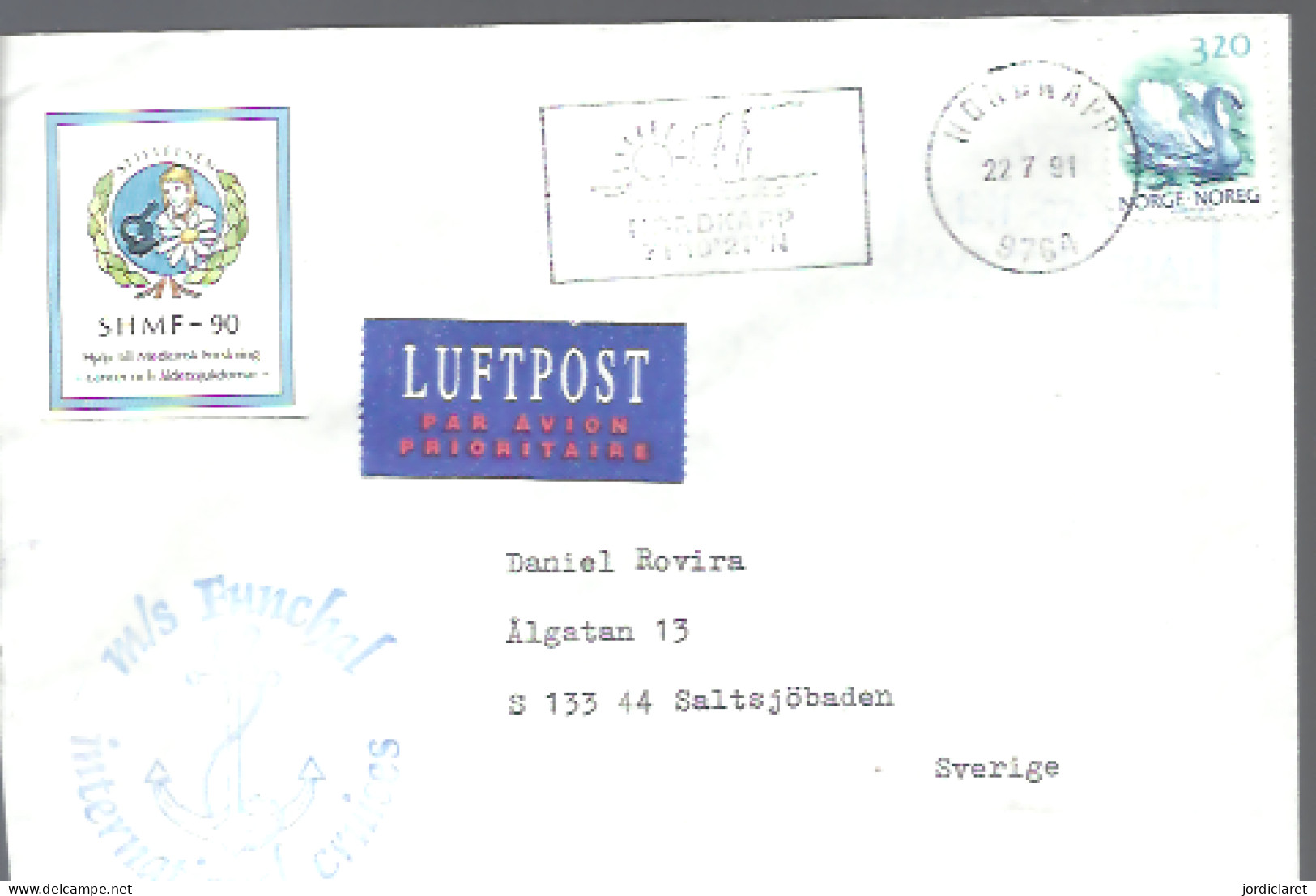LETTER 1981  PAQUEBOT - Covers & Documents