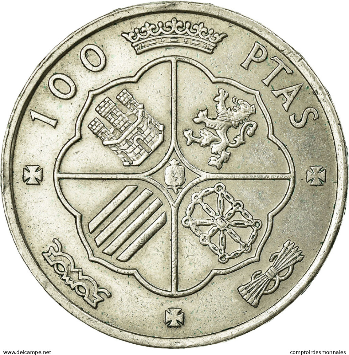 Monnaie, Espagne, Caudillo And Regent, 100 Pesetas, 1966, TTB, Argent, KM:797 - 100 Peseta