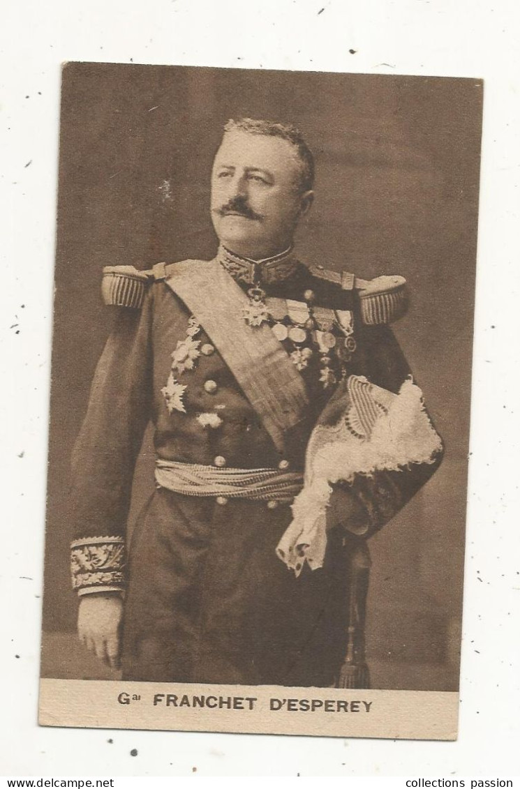 Cp, Militaria ,  GENERAL FRANCHET D'ESPEREY , Vierge - Characters