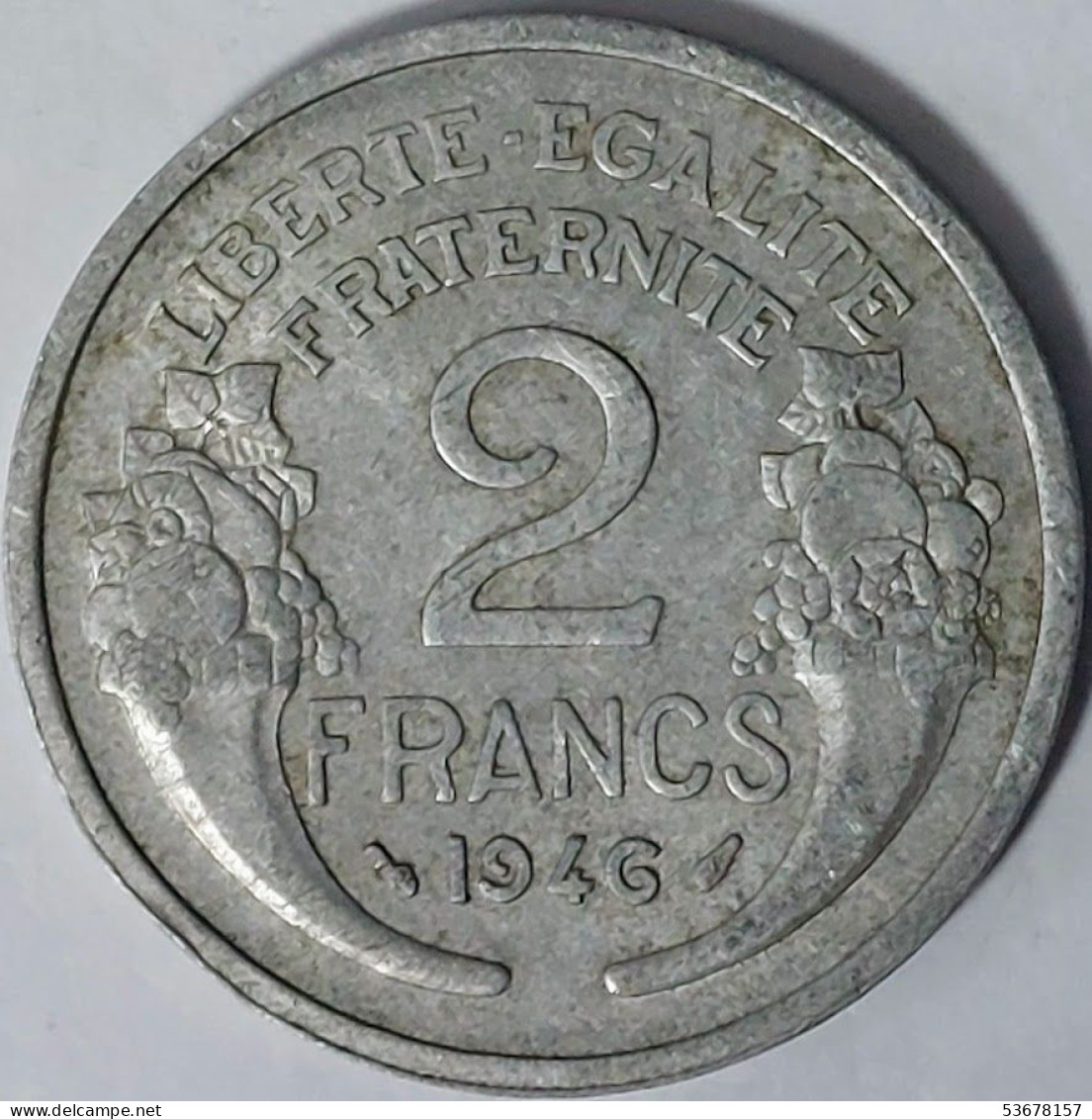 France - 2 Francs 1946, KM# 886a.1 (#2247) - 2 Francs