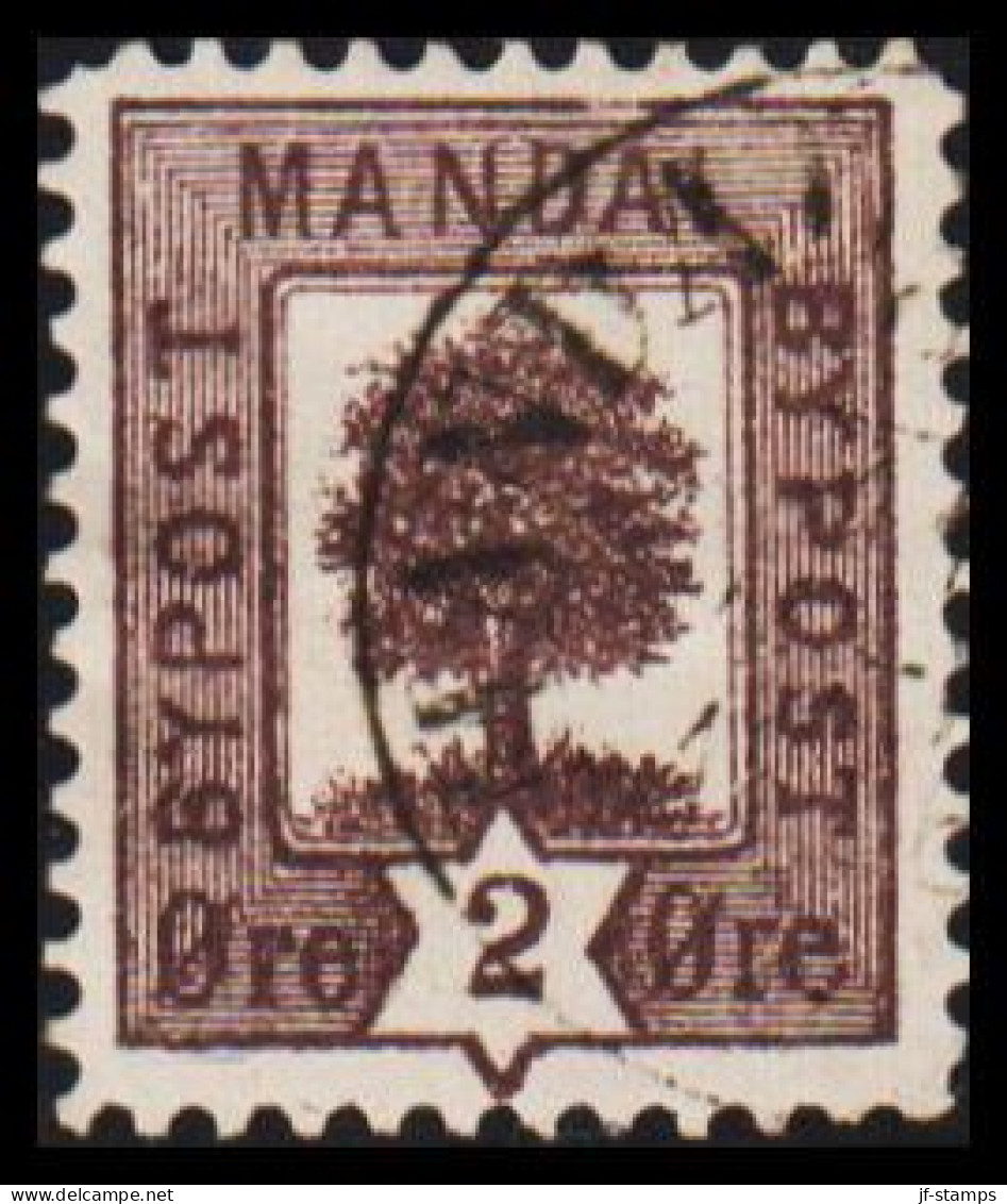 1886. NORGE. MANDAL BYPOST 2 ØRE.   - JF531629 - Emisiones Locales