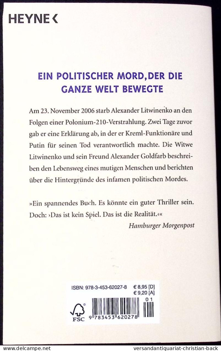 Tod Eines Dissidenten - Politik & Zeitgeschichte