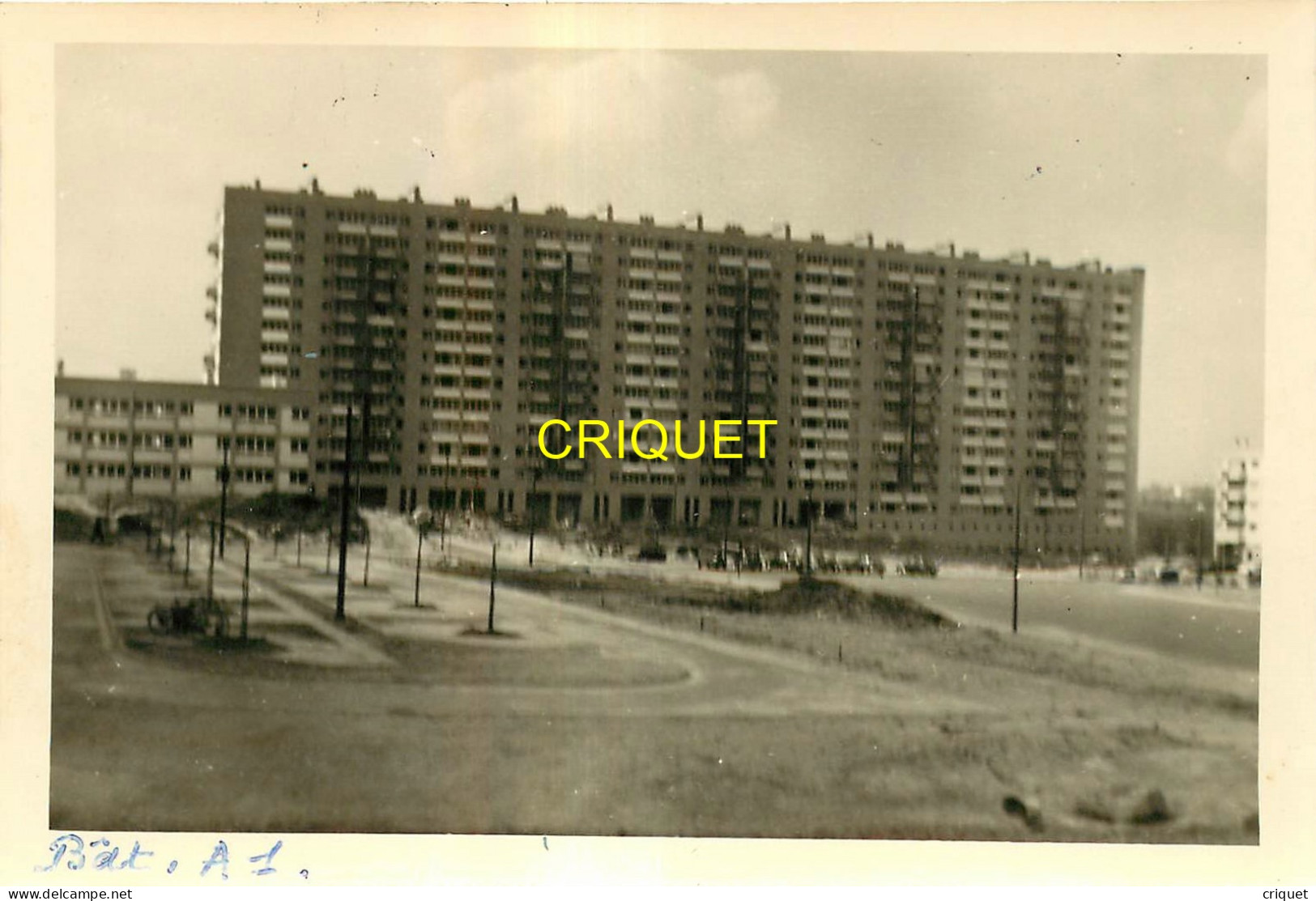 44 St Herblain, Les Dervallières, Photo Format Cp Du Bâtiment A1 En 1961, Beau Document - Saint Herblain