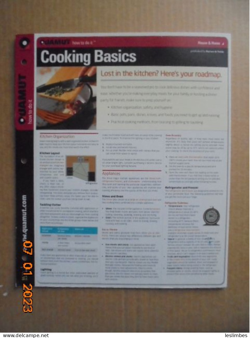 Quamut Guide : Cooking Basics - Basic, General Cooking