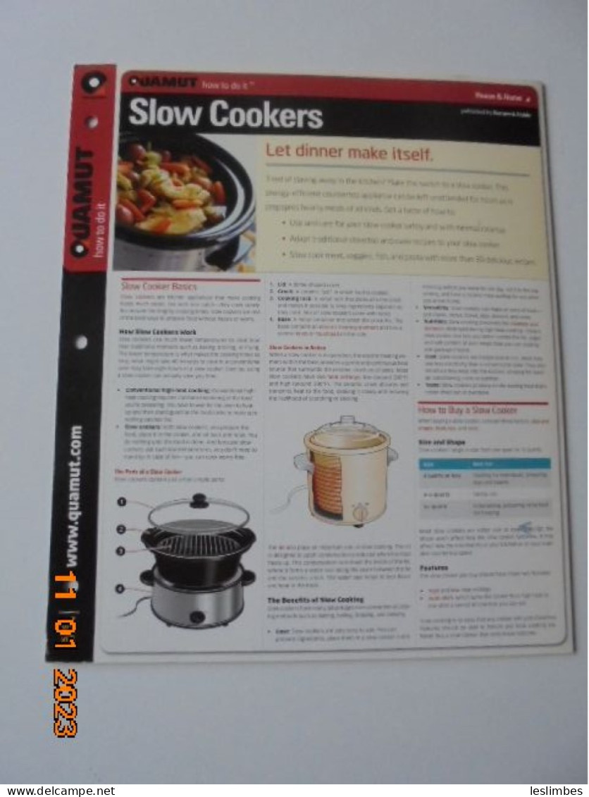 Quamut Guide : Slow Cookers - Nordamerika