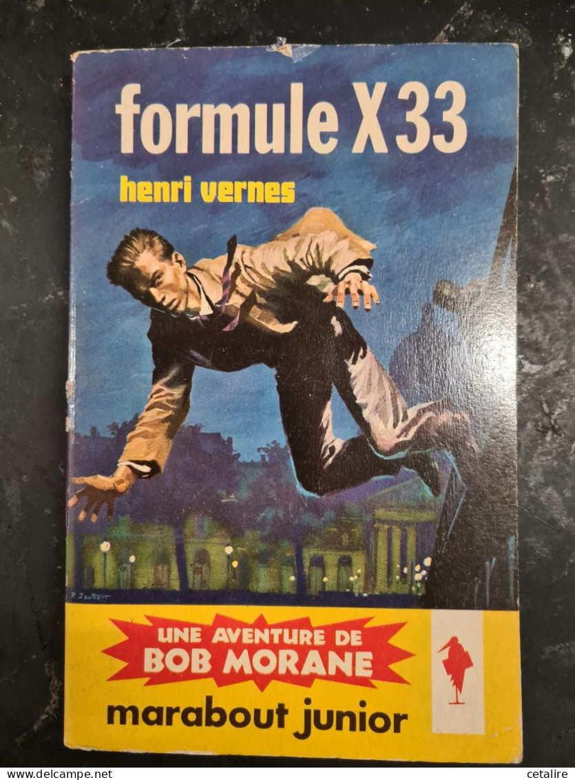 Bob Morane Formule X 33 Henri Vernes +++BON ETAT+++ - Marabout Junior