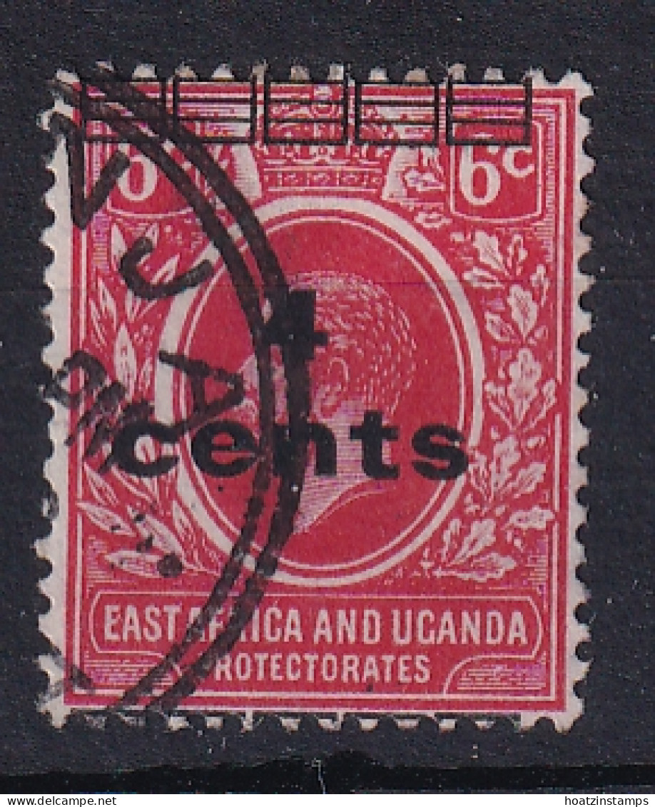 East Africa & Uganda Protectorates: 1919   KGV - Surcharge    SG64   4c On 6c   Used - Protectorados De África Oriental Y Uganda