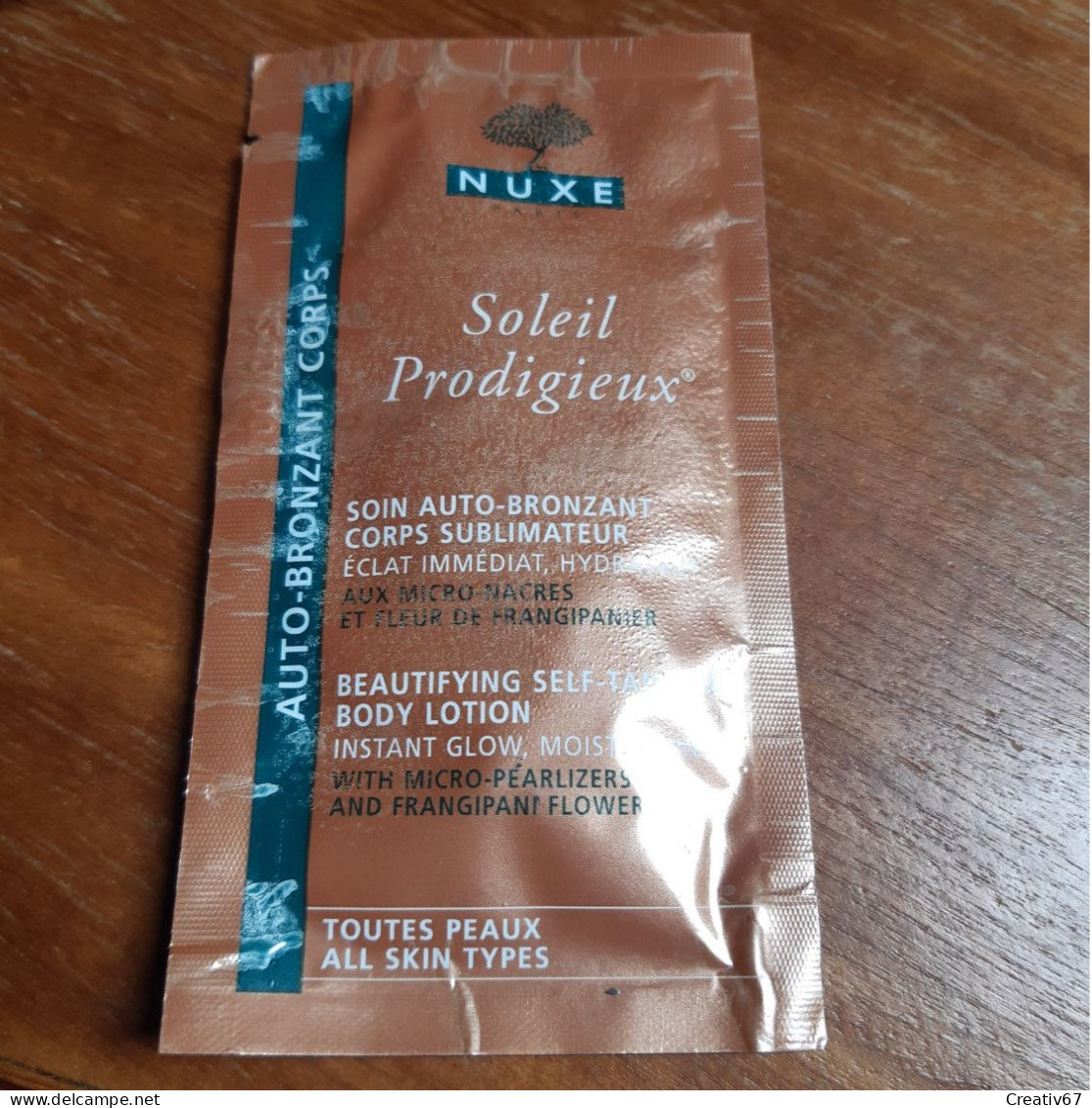 Pochette Soin Auto Bronzant Corps "Soleil Prodigieux" By Nuxe - Beauty Products