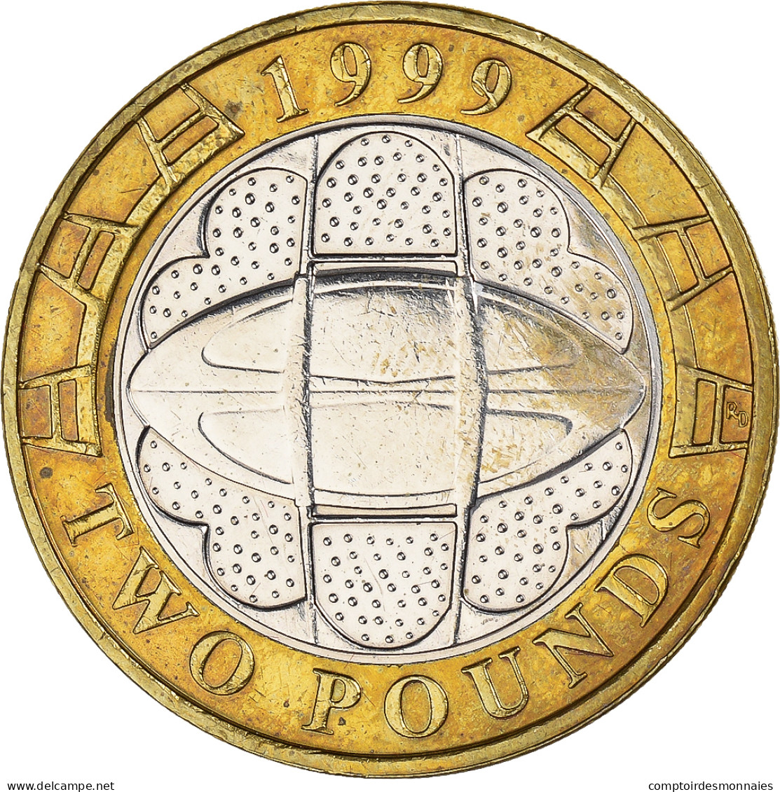 Monnaie, Grande-Bretagne, Pound, 1999 - 2 Pounds