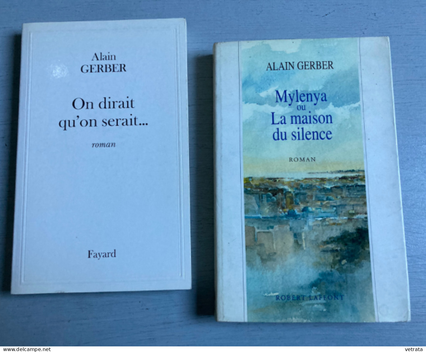 4 Livres De Alain Gerber = Le Buffet De La Gare /Le Lapin De Lune / Mylenya Ou La Maison Du Silence & On Dirait Qu’on Se - Wholesale, Bulk Lots