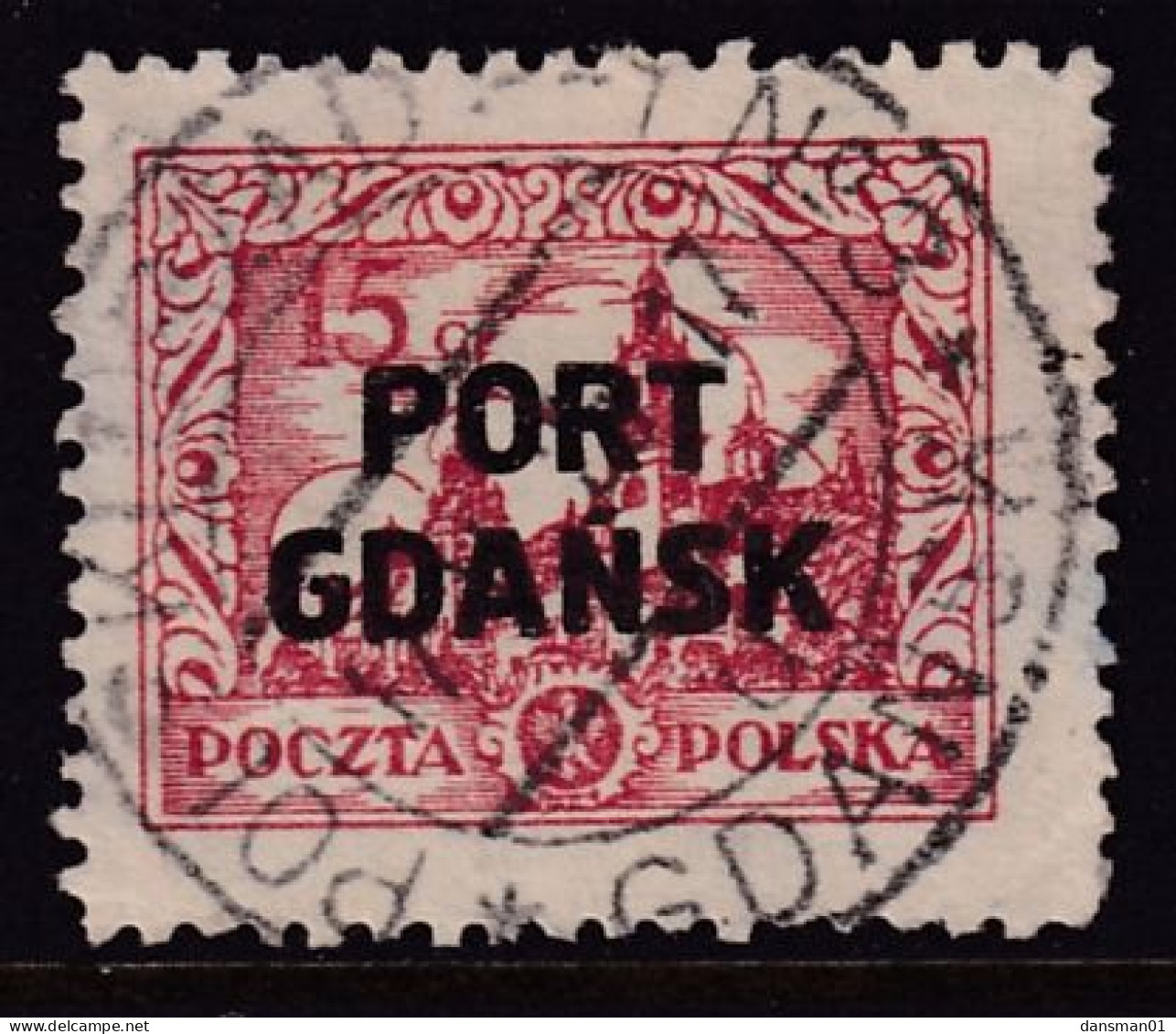 Port Gdansk 1926 Fi 14a Used Type I - Ocupaciones